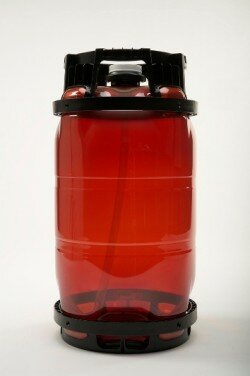 beer keg made from PET