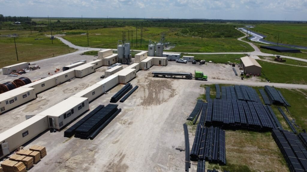 On-site modular HDPE pipe extrusion plant