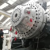 FDC pipe die with special melt gap feature
