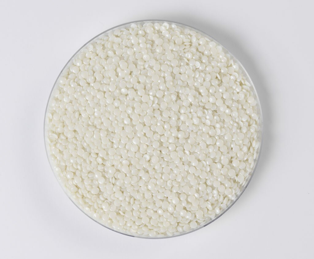 rHDPE pellets produced from milk bottles and canisters